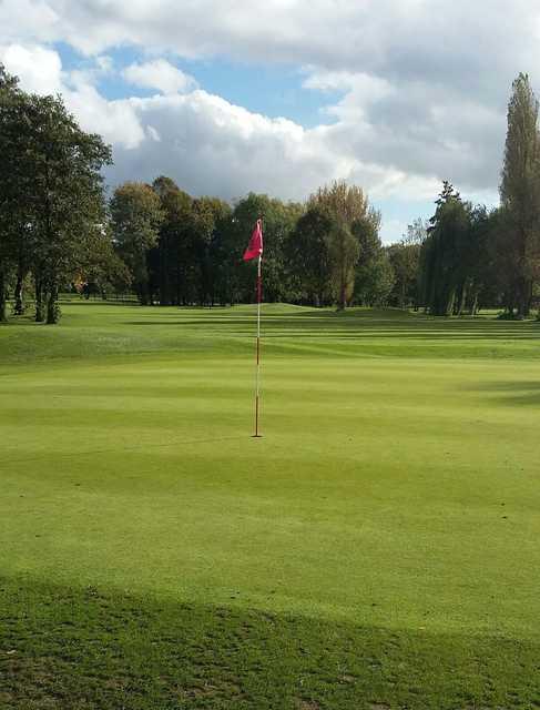 View of a green at Withington Golf Club.