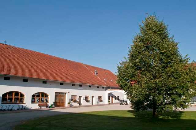 A view of the clubhouse at Gerolsbach Golf Club.