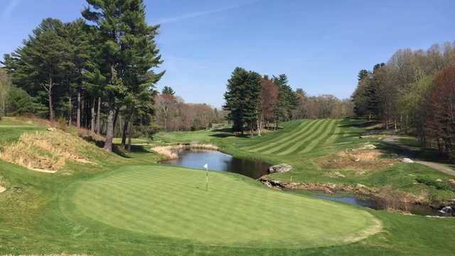 Looking back from 18th green at The New England Country Club.