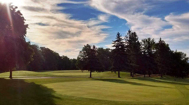 A sunny day view from Tyandaga Golf Course.