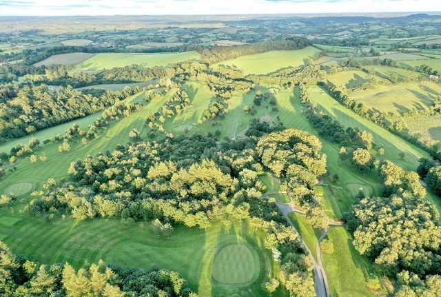 Aerial view from Spa Golf Club