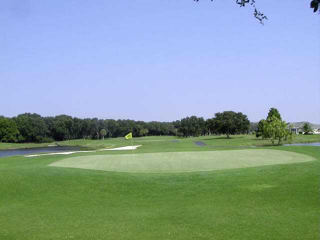 A view of green #17 at The Club at River Wilderness