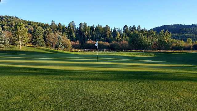 A view of a green from Headwaters Club At Teton Springs.