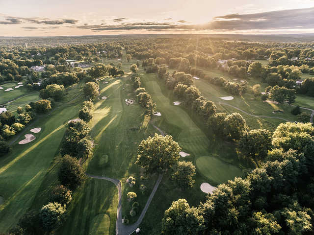 Aerial view from Northampton Valley Country Club.
