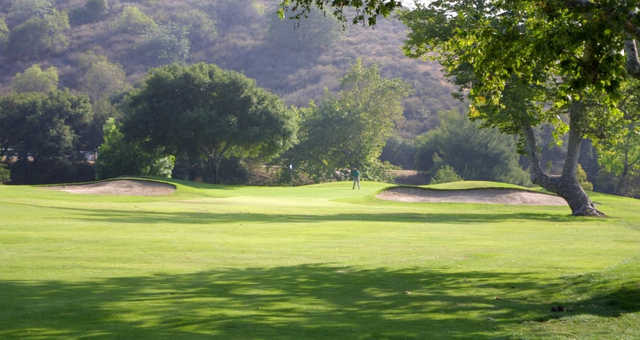 A view of a green at Anaheim Hills Country Club.