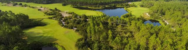 Aerial view from Origins Golf Club