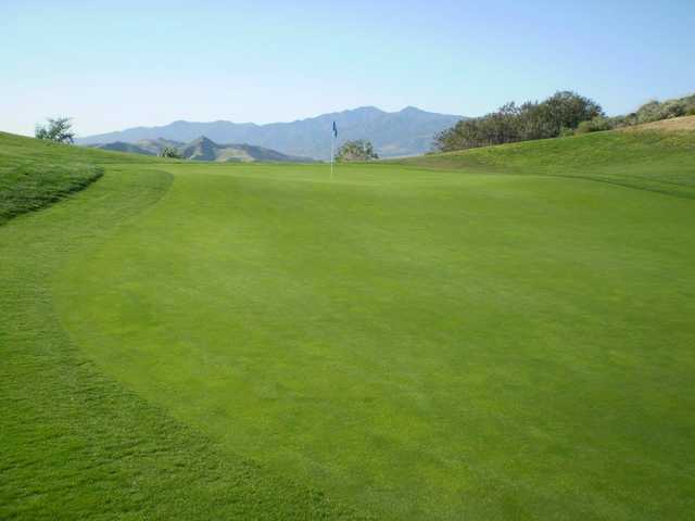 A view of the 14th hole at Hidden Valley Golf Club.