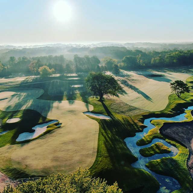 Aerial view from The Club at Lac La Belle