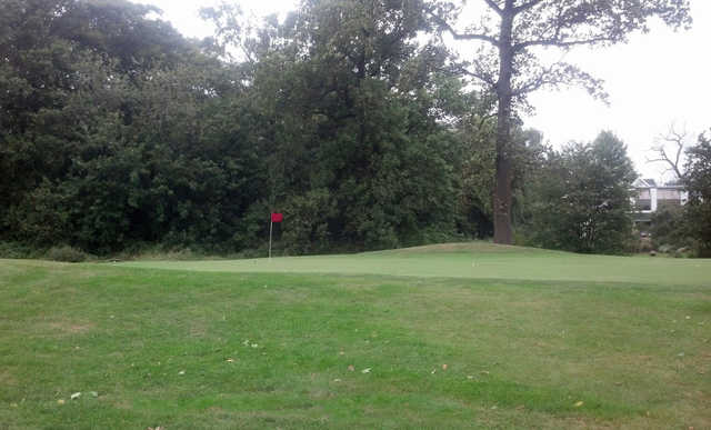 A view of hole #1 at Clearview Park Golf Course.