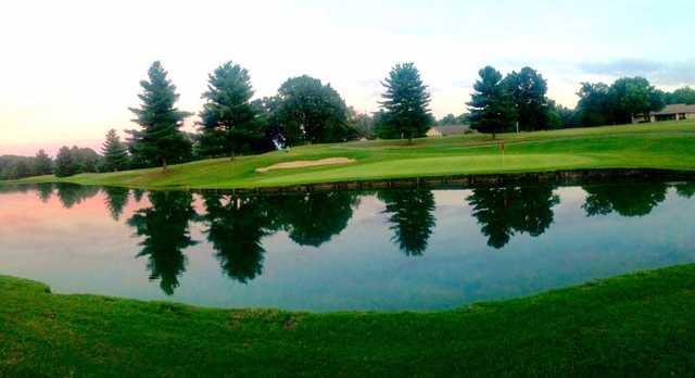 A view of a hole at Dandridge Golf & Country Club.