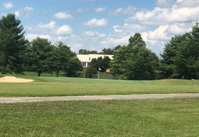 A view of a hole at Dandridge Golf & Country Club.