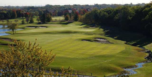 View of the 9th green from the Gray Hawk Nine