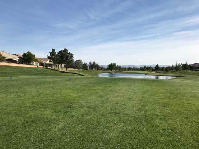 A view of a tee at Ashwood Golf Club.