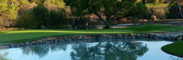 A view of the 3rd green from The Vineyard at Escondido.