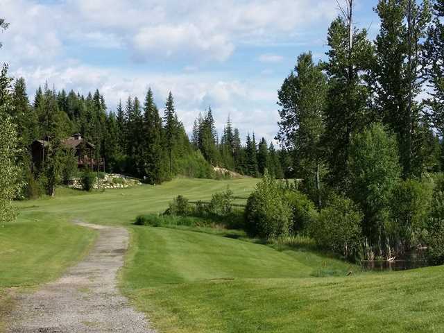 View of the 11th hole at Priest Lake Golf Club.