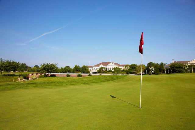 A view of a hole at Willow Creek Golf & Country Club.