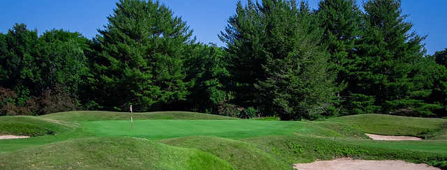 A view of a hole at Blue Fox Run Golf Course.