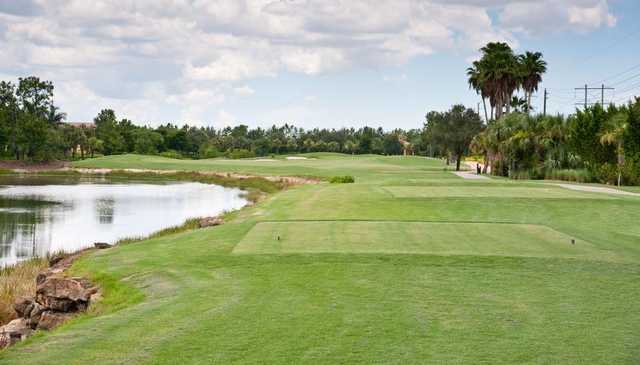 A view of tee #1 at Vasari Country Club.