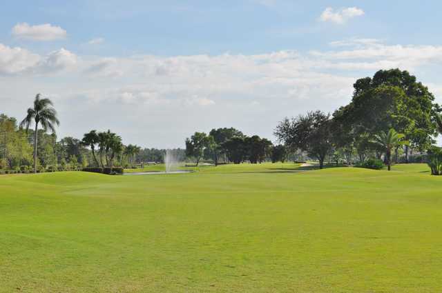 A view from a fairway at Quail Village Golf Club.