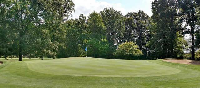 A view of a green at Brookside Golf Course.
