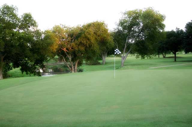 A view of a hole at Duck Creek Golf Course.