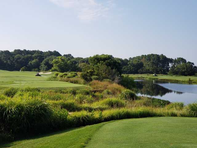 A view of hole #15 and #16 at Eagle's Landing.