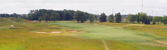 A view of a fairway at The Meadows.