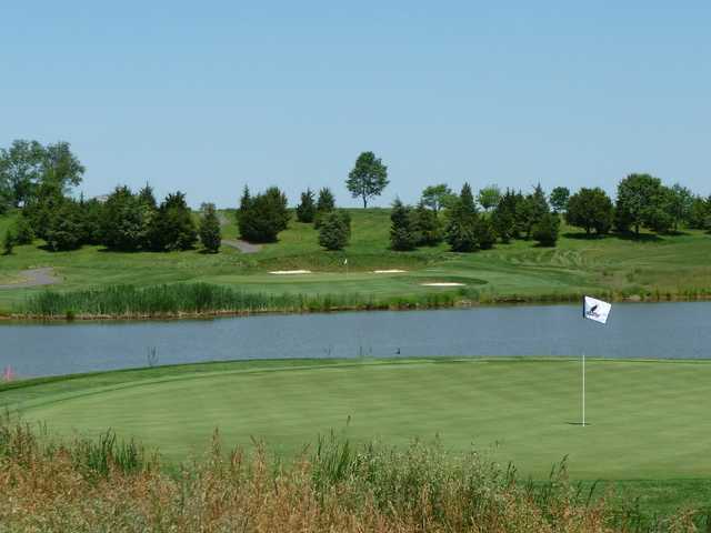 A view of two holes from Neshanic Valley Golf Course.