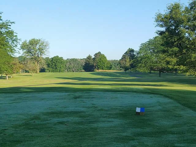 A view from a tee at Reid Park Golf Club.