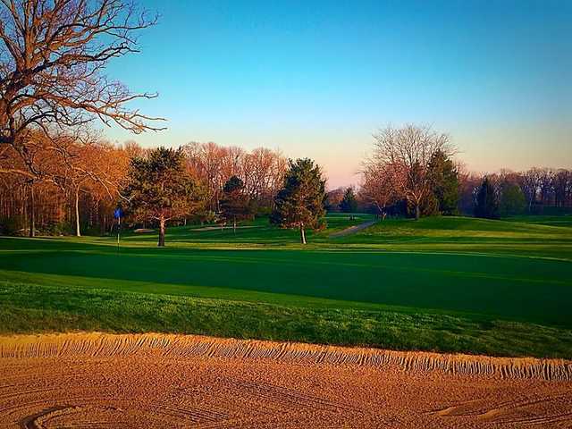 A view of the 7th hole at North Course from Reid Park Golf Club.