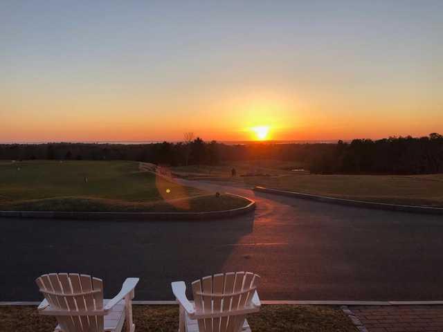 A sunset view from The Brookside Club.