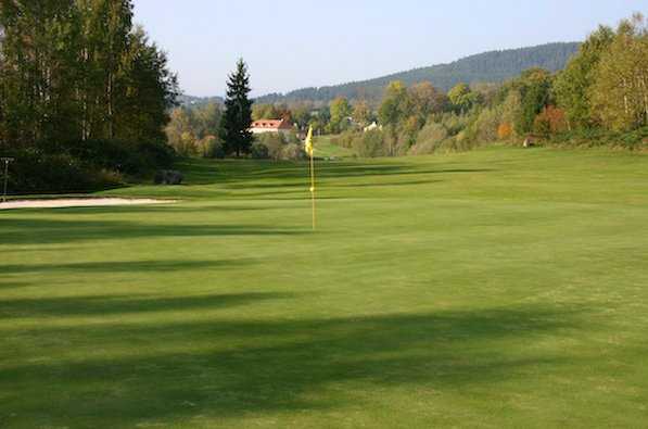 A view of the 1st hole at Oberzwieselau Golf Park