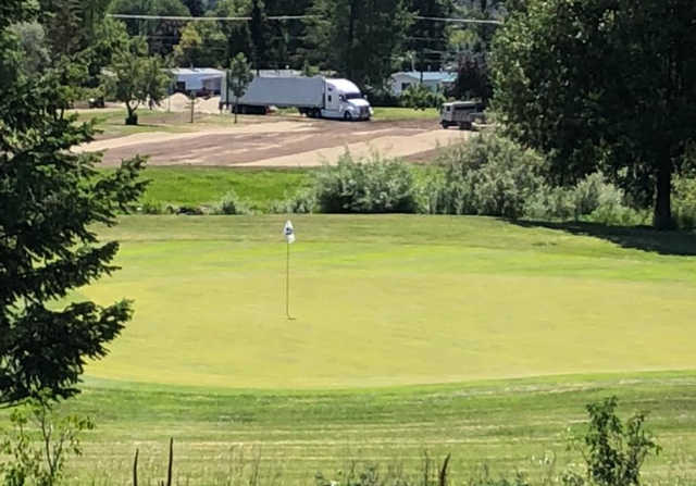 A view of the 8th hole at Merritt Golf and Country Club.