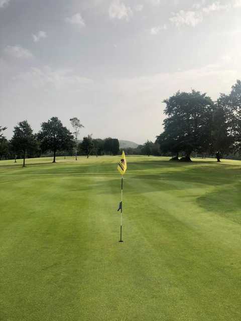 View from a green at Glynhir Golf Club.