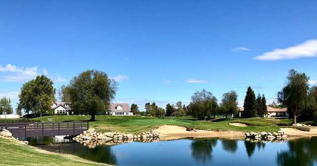 A view from the 18th fairway at Links from RiverLakes Ranch.