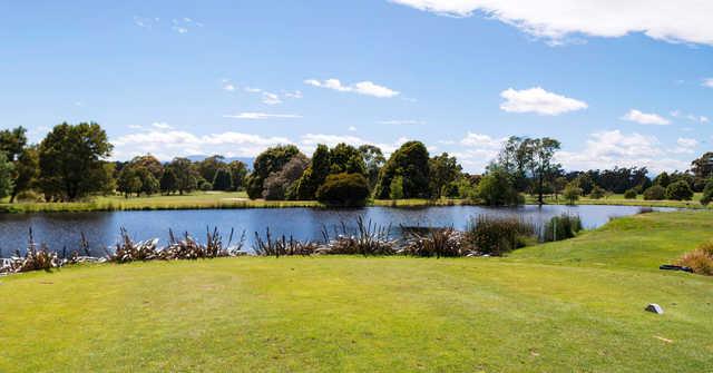A view from a tee at Country Club Tasmania.