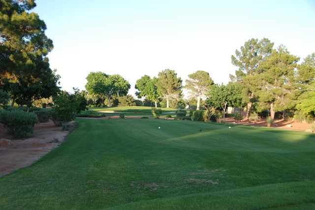 View from the 2nd tee at Los Prados Golf Course.