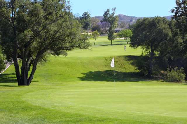 A view of hole #10 at Anaheim Hills Golf Course.