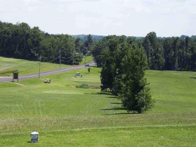 View of the 18th hole at Port Bay Golf Club.