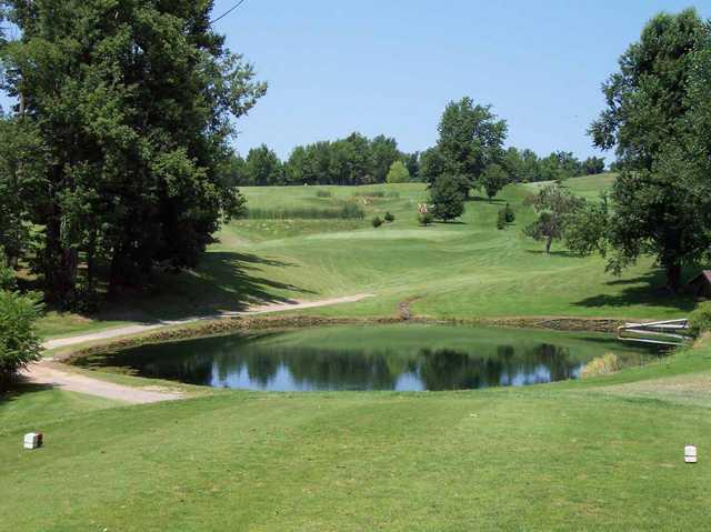 View from the 13th tee at Port Bay Golf Club.