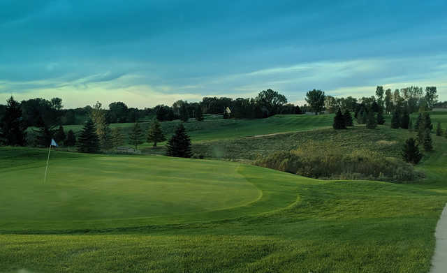 A view of a hole at Gopher Hills Golf Course.