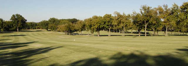 A view of a fairway at Mesquite Golf Course.