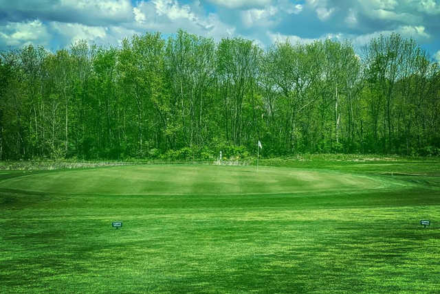 A view of hole #7 at Woodland Hills Golf Course.