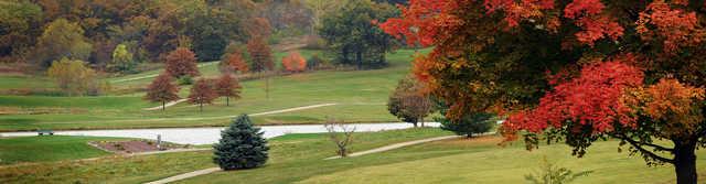 A fall day view from Sun Valley Golf Course.