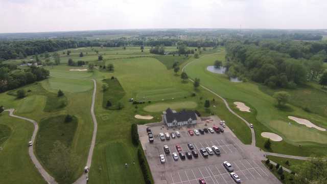 Aerial view from Royal Hylands Golf Club.