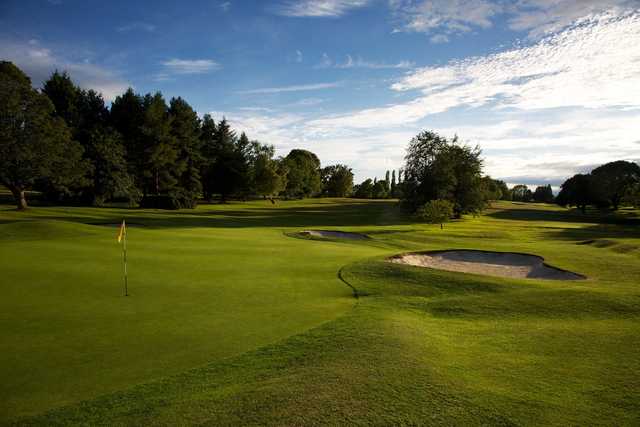 A view of a green at Tyneside Golf Club.