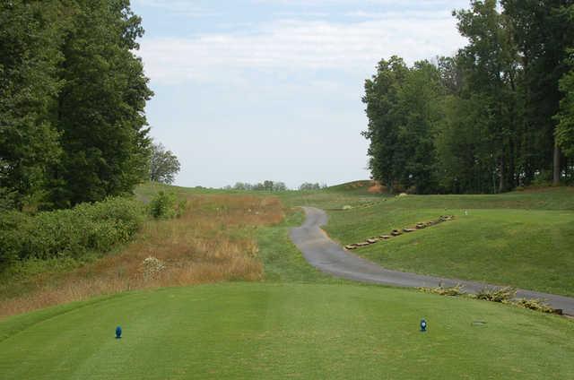 A view from tee #13 at Crossings Golf Club.