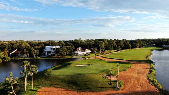 View of the 18th hole from Sea Palms Golf & Tennis Resort