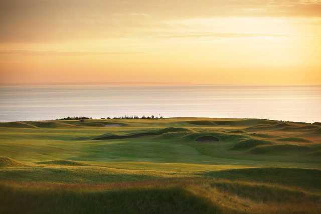 A view of the 9th hole at The Kittocks Course from Fairmont St. Andrews.