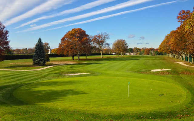 A view of hole and fairway #18 at Garden City Country Club.